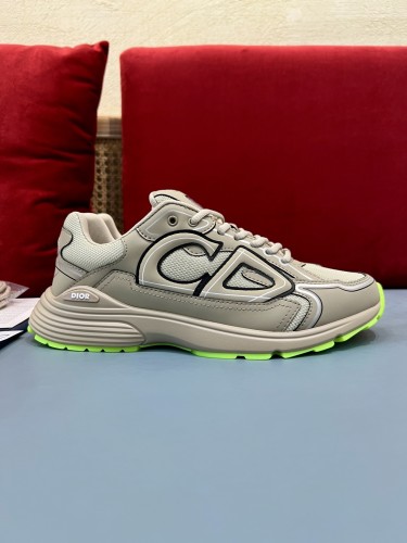 Dior Mens Shoes Sneakers Luxury Brand B30 SNEAKER Mesh and Technical Fabric 3SN279ZND_H000 with Original Box Whatsapp【+1-3239614486】