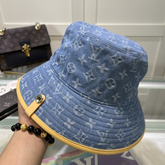 Louis Vuitton Womens Mens Cap Bucket Hat Luxury Brand with Original Box Whatsapp 【+1-3239614486】