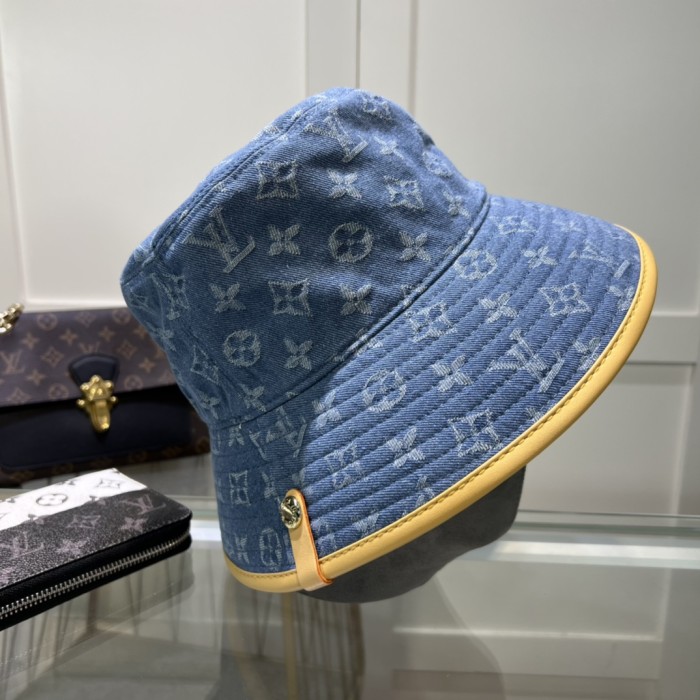 Louis Vuitton Womens Mens Cap Bucket Hat Luxury Brand with Original Box Whatsapp 【+1-3239614486】