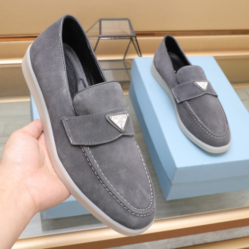 Prada Mens Shoes Casual Loafers for Men Luxury Brand Prada Shoes with Original Box Whatsapp【+1-3239614486】