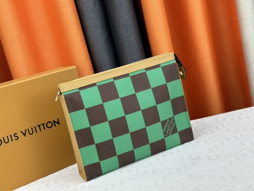 Louis Vuitton Mens Womens Bags Clutch Luxury Brand Fashion Type POCHETTE VOYAGE MM M80803 with Original Box Whatsapp【+1-3239614486】
