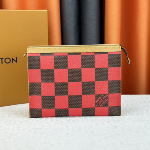 Louis Vuitton Mens Womens Bags Clutch Luxury Brand Fashion Type POCHETTE VOYAGE MM M80803 with Original Box Whatsapp【+1-3239614486】