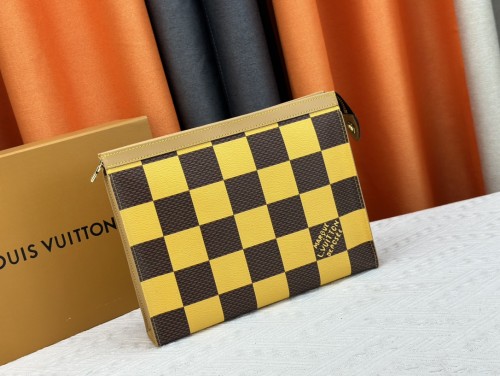 Louis Vuitton Mens Womens Bags Clutch Luxury Brand Fashion Type POCHETTE VOYAGE MM M80803 with Original Box Whatsapp【+1-3239614486】