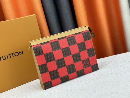 Louis Vuitton Mens Womens Bags Clutch Luxury Brand Fashion Type POCHETTE VOYAGE MM M80803 with Original Box Whatsapp【+1-3239614486】