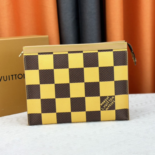 Louis Vuitton Mens Womens Bags Clutch Luxury Brand Fashion Type POCHETTE VOYAGE MM M80803 with Original Box Whatsapp【+1-3239614486】