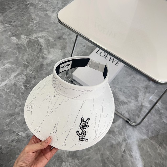 Saint Laurent YSL Womens Hats Luxury Brand Design Saint Laurent Visor Hat with Original Box Whatsapp【+1-3239614486】