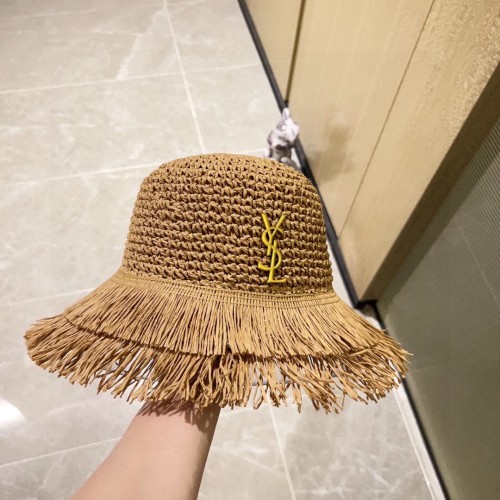 Saint Laurent YSL Womens Hats Luxury Brand Design Saint Laurent Bucket Hat Straw Hat with Original Box Whatsapp【+1-3239614486】