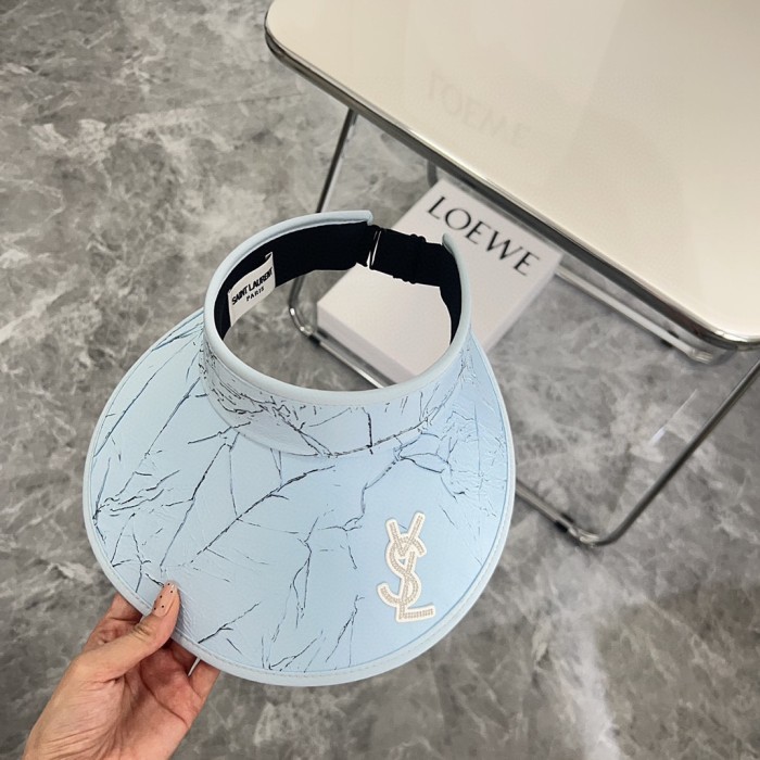 Saint Laurent YSL Womens Hats Luxury Brand Design Saint Laurent Visor Hat with Original Box Whatsapp【+1-3239614486】