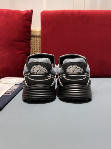 Dior Mens Shoes Sneakers Luxury Brand B30 SNEAKER Mesh and Technical Fabric 3SN279ZND_H000 with Original Box Whatsapp【+1-3239614486】