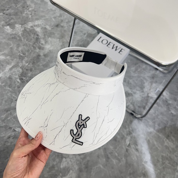Saint Laurent YSL Womens Hats Luxury Brand Design Saint Laurent Visor Hat with Original Box Whatsapp【+1-3239614486】
