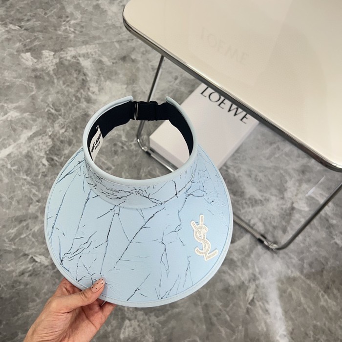 Saint Laurent YSL Womens Hats Luxury Brand Design Saint Laurent Visor Hat with Original Box Whatsapp【+1-3239614486】