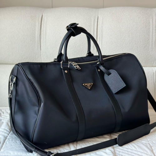 Prada Mens Womens Unisex Shoulder Bags Travel Bag Re-Nylon and Saffiano leather duffle bag 2VC013_2DMH_F0002_V_XOO without Original Box Whatsapp【+1-3239614486】