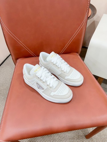 Prada Mens Shoes Casual Luxury Brand Breathable Sneakers with Original Box Downtown leather sneakers 2EE364_3LKG_F098Z with Original Box Whatsapp【+1-3239614486】