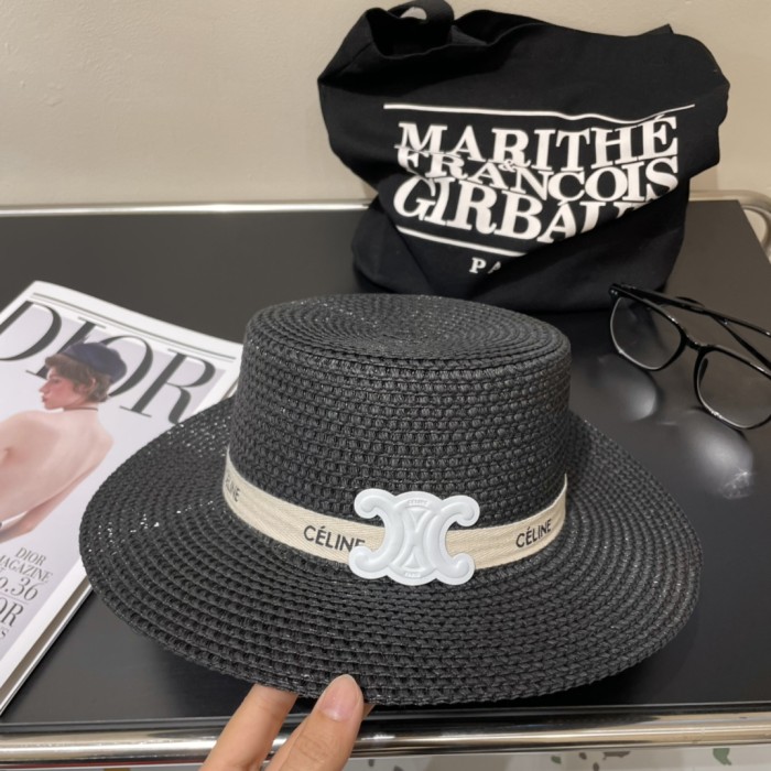 Celine Womens Hats Luxury Brand Design Celine Straw Hat with Original Box Whatsapp 【+1-3239614486】
