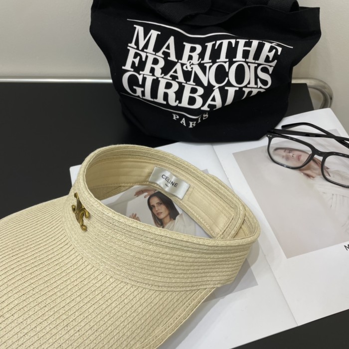Celine Womens Hats Luxury Brand Design Celine Visor Hat with Original Box Whatsapp 【+1-3239614486】