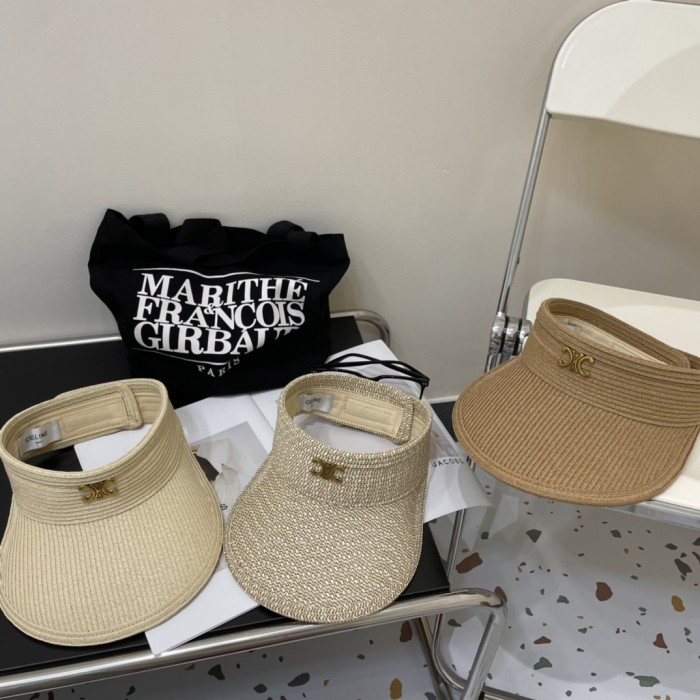 Celine Womens Hats Luxury Brand Design Celine Visor Hat with Original Box Whatsapp 【+1-3239614486】