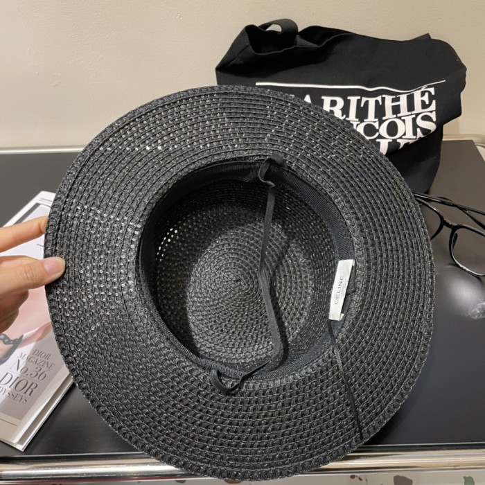 Celine Womens Hats Luxury Brand Design Celine Straw Hat with Original Box Whatsapp 【+1-3239614486】