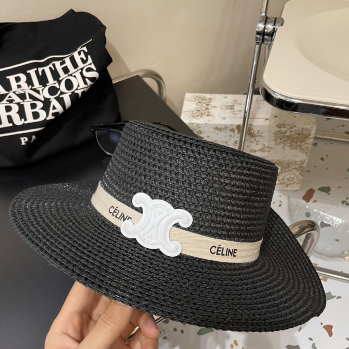 Celine Womens Hats Luxury Brand Design Celine Straw Hat with Original Box Whatsapp 【+1-3239614486】