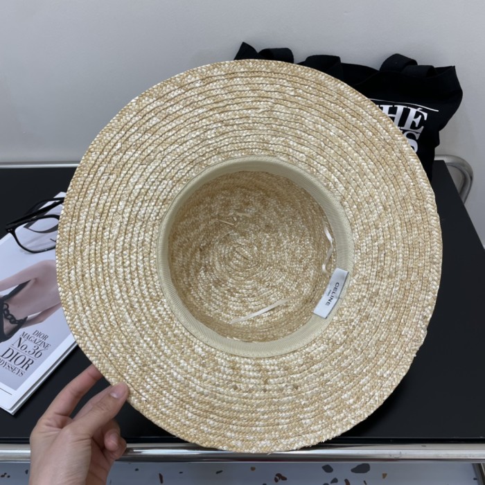 Celine Womens Hats Luxury Brand Design Celine Straw Hat with Original Box Whatsapp 【+1-3239614486】