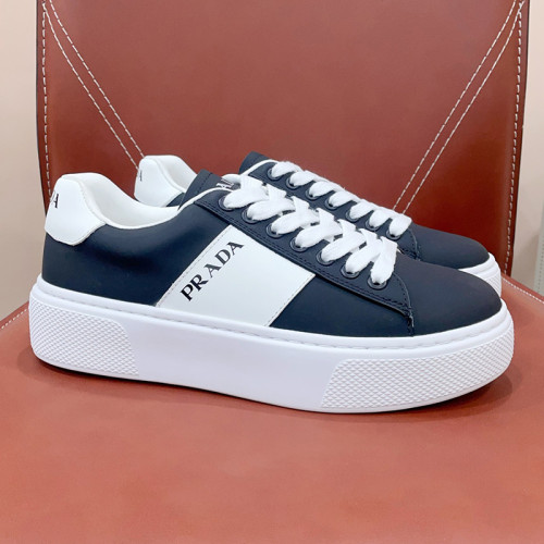 Prada Womens Shoes Sneakers Casual Luxury Brand Breathable Sneakers with Original Box Downtown leather sneakers 2EE364_3LKG_F098Z with Original Box Whatsapp【+1-3239614486】