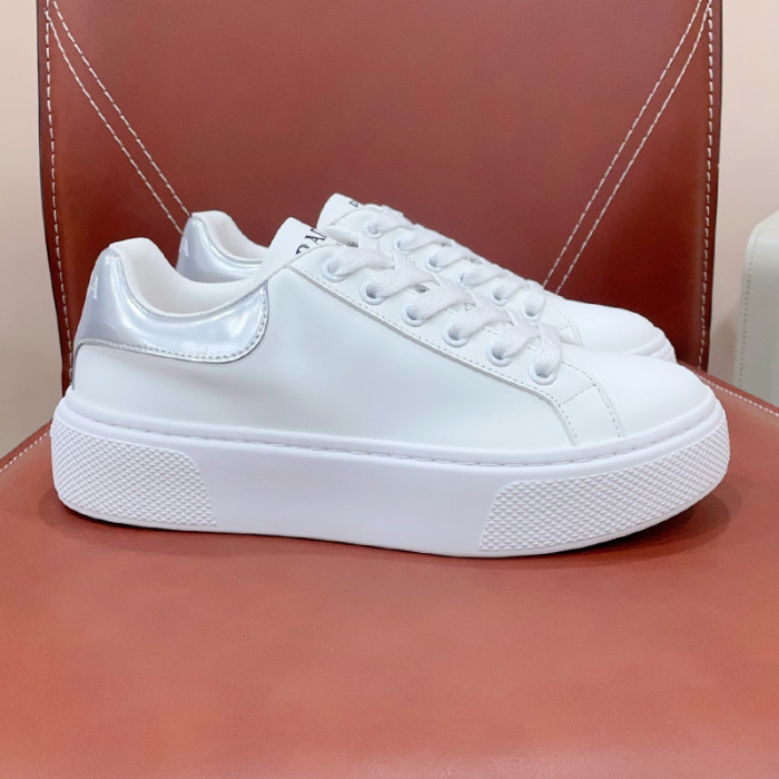 Prada Womens Shoes Sneakers Casual Luxury Brand Breathable Sneakers with Original Box Downtown leather sneakers 2EE364_3LKG_F098Z with Original Box Whatsapp【+1-3239614486】