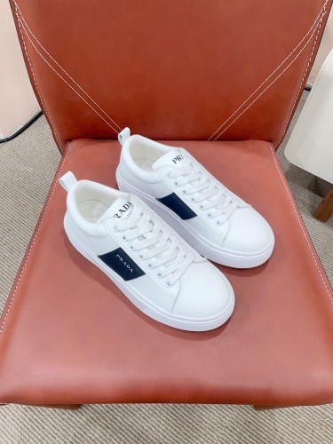 Prada Womens Shoes Sneakers Casual Luxury Brand Breathable Sneakers with Original Box Downtown leather sneakers 2EE364_3LKG_F098Z with Original Box Whatsapp【+1-3239614486】