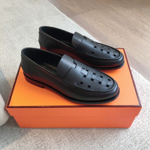 Hermes Womens Shoes Casual  Loafers Breathable Genuine Leather Fabric Luxury Brand Fashion Shoes for Women with Original Box Whatsapp【+1-3239614486】