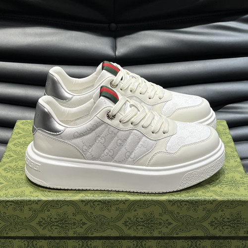 Gucci Mens Shoes Sneakers Luxury Brand Fashion Men's Gucci Re-Web trainer in leather with Original Box Whatsapp【+1-3239614486】