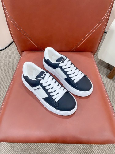 Prada Womens Shoes Sneakers Casual Luxury Brand Breathable Sneakers with Original Box Downtown leather sneakers 2EE364_3LKG_F098Z with Original Box Whatsapp【+1-3239614486】