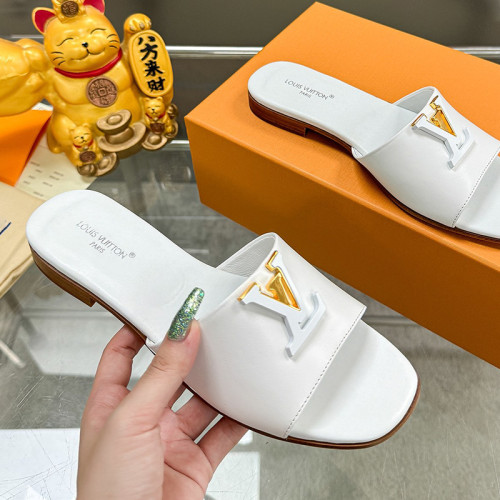 Louis Vuitton Womens Shoes Sandals Slippers Luxury Brand with Original Box Whatsapp 【+1-3239614486】