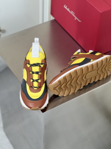 Salvatore Ferragamo Mens Shoes Sneakers Luxury Brand Fashion Shoes For Men with Original box Whatsapp【+1-3239614486】