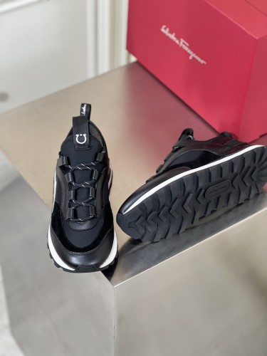 Salvatore Ferragamo Mens Shoes Sneakers Luxury Brand Fashion Shoes For Men with Original box Whatsapp【+1-3239614486】
