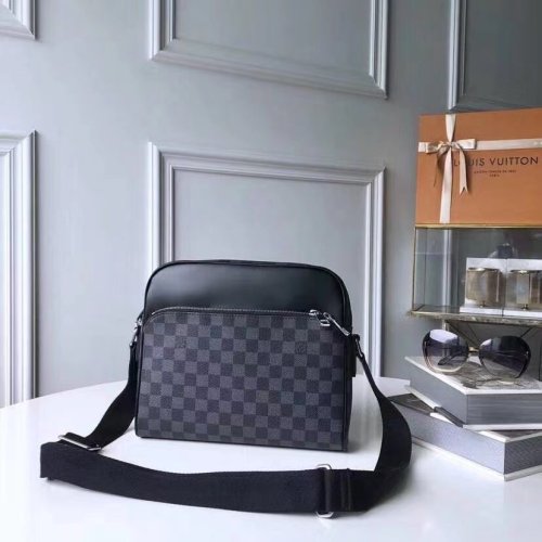 Louis Vuitton Mens Bags Shoulder Bag Luxury Brand Fashion Dayton Reporter PM shoulder bag N41408 with Original Box Whatsapp【+1-3239614486】