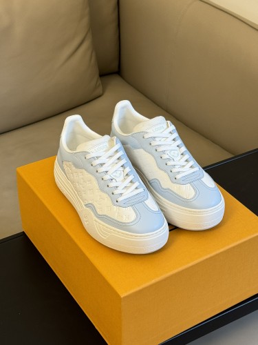 Louis Vuitton Womens Shoes Sneakers Lace-Up Luxury Brand Fashion LV Groovy Platform Sneaker with Original Box 1ACHH0 Whatsapp 【+1-3239614486】