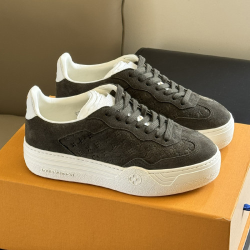 Louis Vuitton Womens Shoes Sneakers Lace-Up Luxury Brand Fashion LV Groovy Platform Sneaker with Original Box 1ACHH0 Whatsapp 【+1-3239614486】