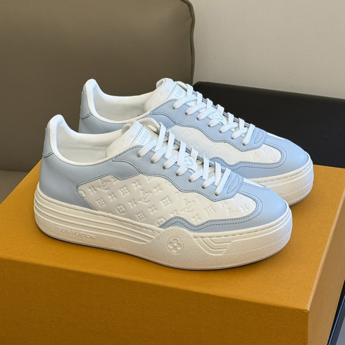 Louis Vuitton Womens Shoes Sneakers Lace-Up Luxury Brand Fashion LV Groovy Platform Sneaker with Original Box 1ACHH0 Whatsapp 【+1-3239614486】