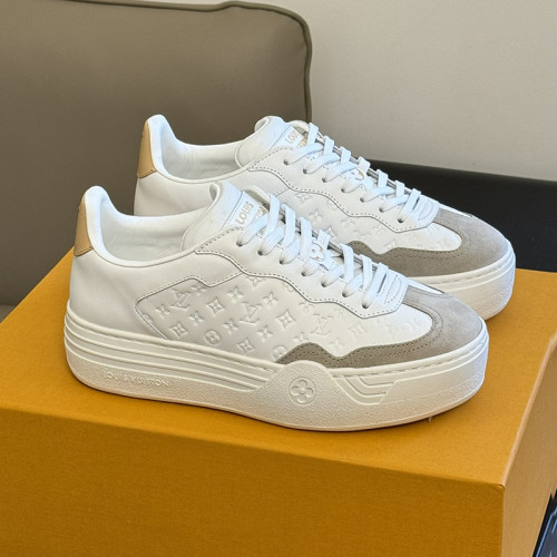 Louis Vuitton Womens Shoes Sneakers Lace-Up Luxury Brand Fashion LV Groovy Platform Sneaker with Original Box 1ACHH0 Whatsapp 【+1-3239614486】