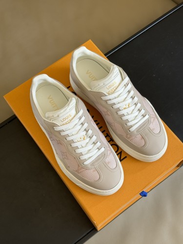 Louis Vuitton Womens Shoes Sneakers Lace-Up Luxury Brand Fashion LV Groovy Platform Sneaker with Original Box 1ACHH0 Whatsapp 【+1-3239614486】