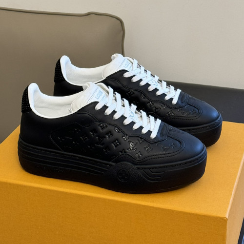 Louis Vuitton Womens Shoes Sneakers Lace-Up Luxury Brand Fashion LV Groovy Platform Sneaker with Original Box 1ACHH0 Whatsapp 【+1-3239614486】