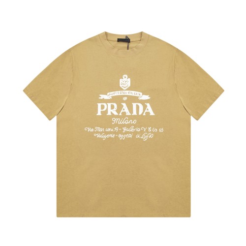 Prada Luxury Brand Women Mens Short Sleeve T-Shirt Whatsapp 【+1-3239614486】