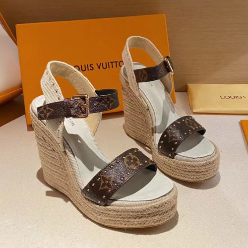 Louis Vuitton Womens Shoes Sandals High Heel 13cm Luxury Brand Casual Shoes for Women with Original Box whatsapp【+1-3239614486】