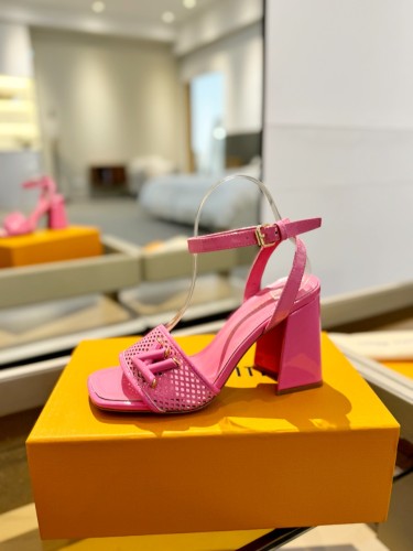Louis Vuitton Womens Shoes Sandals High Heel 8cm Luxury Brand with Original Box Whatsapp 【+1-3239614486】
