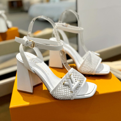 Louis Vuitton Womens Shoes Sandals High Heel 8cm Luxury Brand with Original Box Whatsapp 【+1-3239614486】