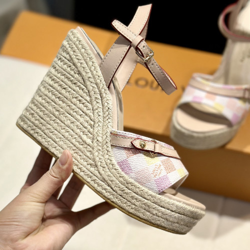 Louis Vuitton Womens Shoes Sandals High Heel 13cm Luxury Brand Casual Shoes for Women with Original Box whatsapp【+1-3239614486】