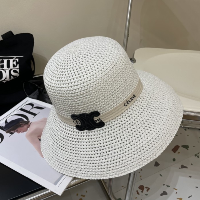 Celine Womens Hats Luxury Brand Design Celine Straw Hat with Original Box Whatsapp 【+1-3239614486】
