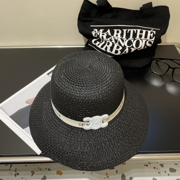 Celine Womens Hats Luxury Brand Design Celine Straw Hat with Original Box Whatsapp 【+1-3239614486】