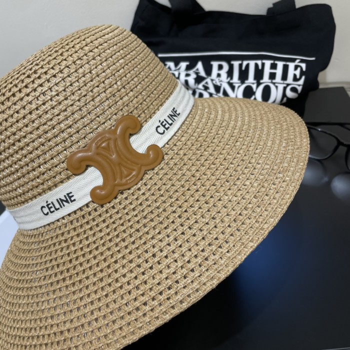 Celine Womens Hats Luxury Brand Design Celine Straw Hat with Original Box Whatsapp 【+1-3239614486】
