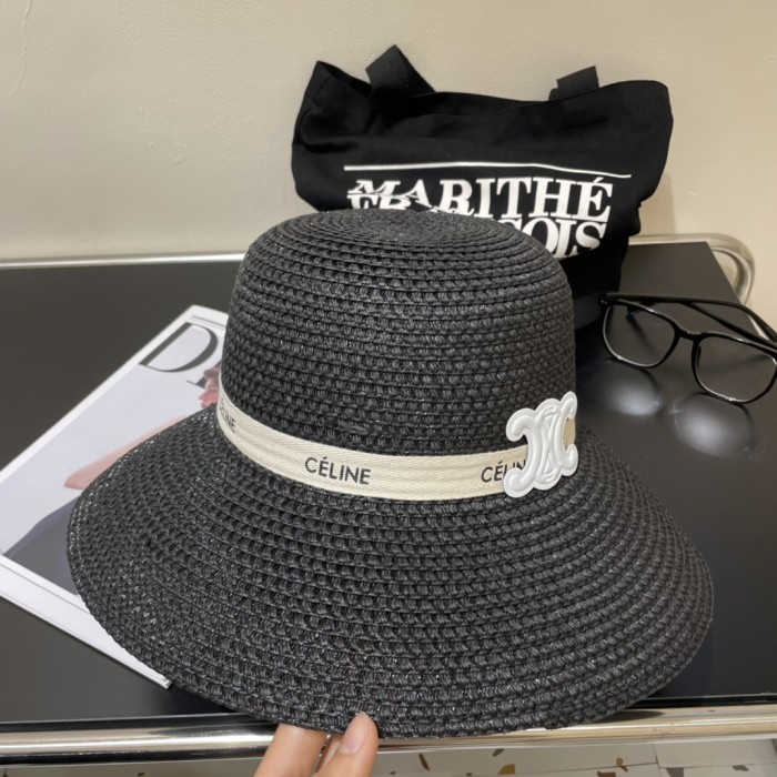 Celine Womens Hats Luxury Brand Design Celine Straw Hat with Original Box Whatsapp 【+1-3239614486】