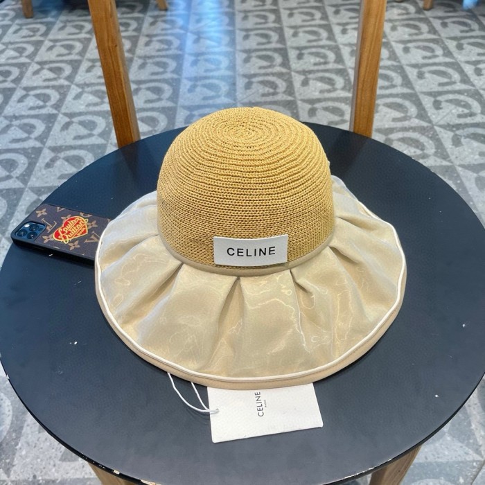 Celine Womens Hats Luxury Brand Design Celine Bucket Hat with Original Box Whatsapp 【+1-3239614486】