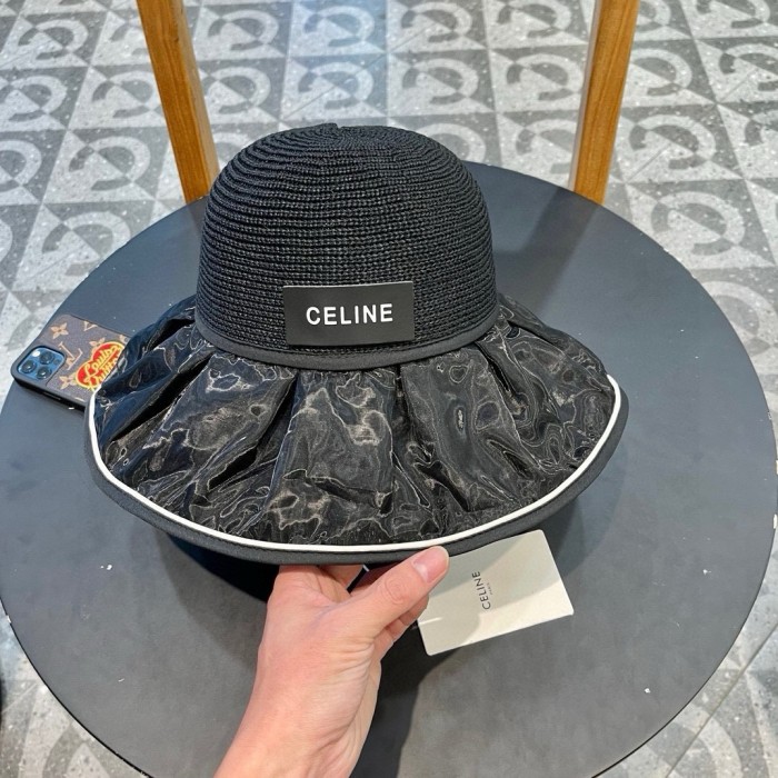 Celine Womens Hats Luxury Brand Design Celine Bucket Hat with Original Box Whatsapp 【+1-3239614486】
